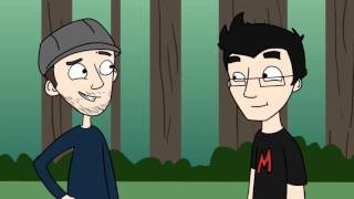 Jacksepticeye Animated | The Forest w/Markiplier