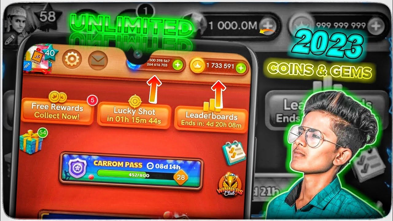 🌠 Carrom Pool Unlimited Coins and Gems • unlimited coins and gems on Carrom Pool • Carrom Pool hack