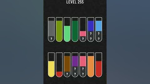 Water Sort Puzzle Level 255 | Level 255