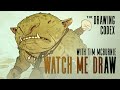 Watch me Draw the Toad Goblin! REAL TIME... FULLY NARRATED TUTORIAL