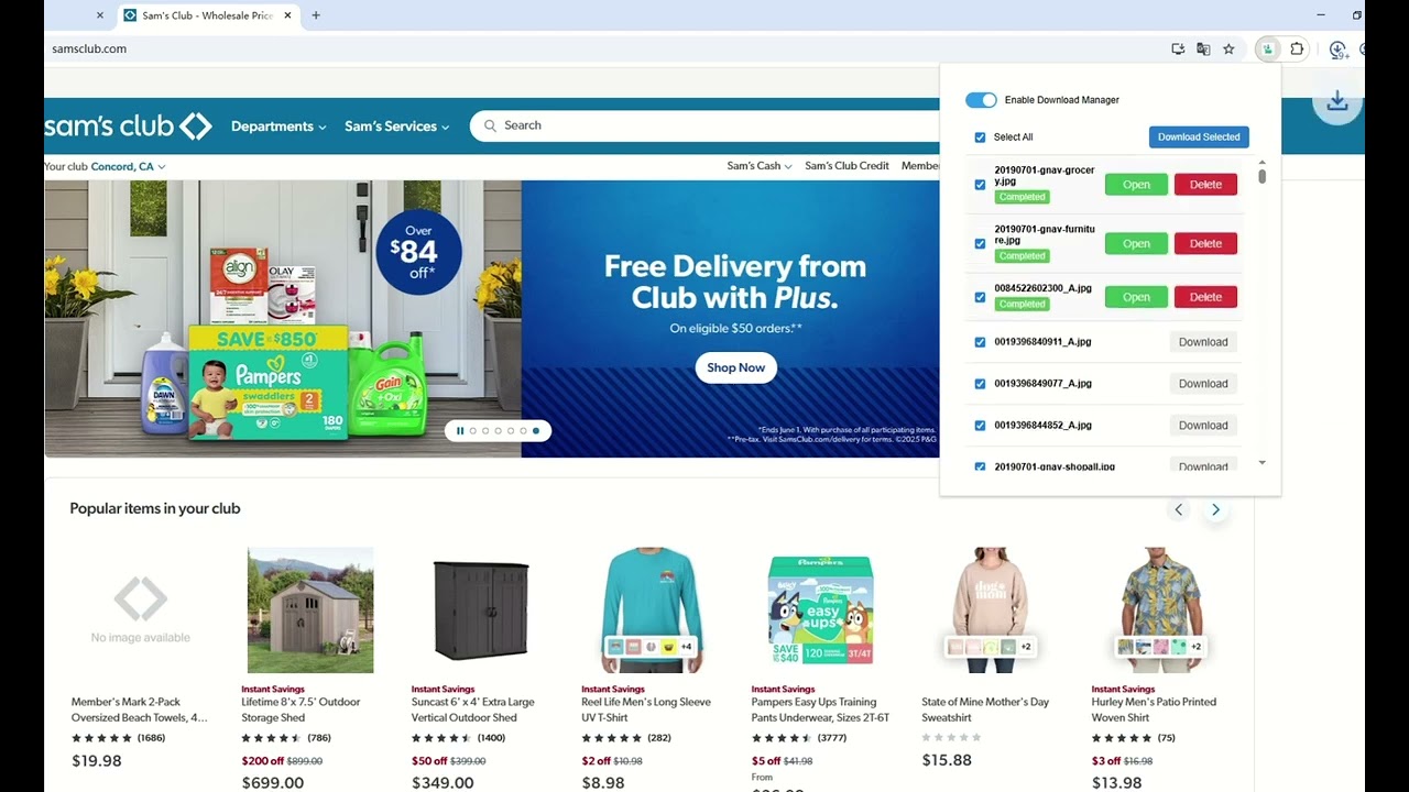 Download Manager Chrome Extension – One-Click Image & Video Grabber