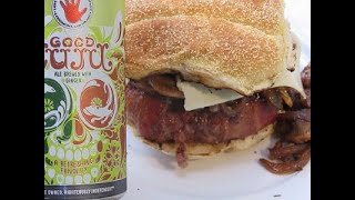 Bacon Mushroom Swiss Steakhouse Burger #4 Kickstarter GT'S BBQ