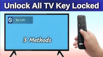 How to Unlock TV Key Lock (3 EASY Ways! Works on All TVs )