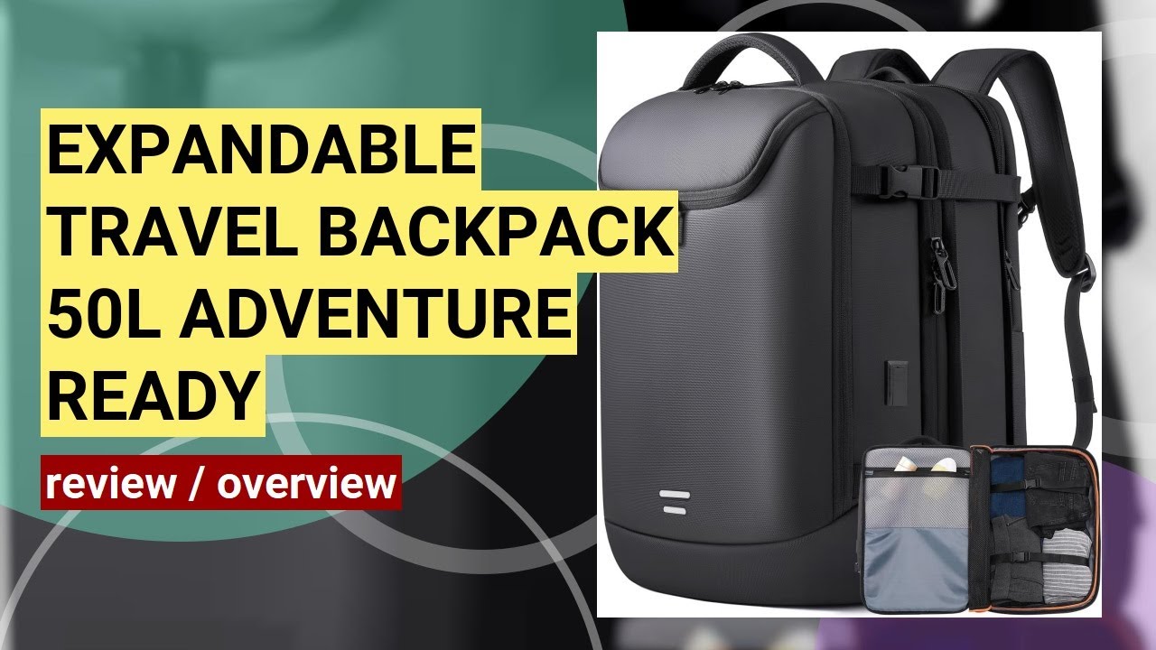 Ultimate Travel Backpack Review: 50L Expandable Carry-On with USB Charging!