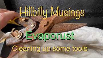 Evaporust - cleaning up some rusted tools