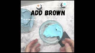 How to make dusty blue icing buttercream frosting  #cakedecorating #buttercream #icing #cakes