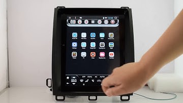 Kirinavi tesla style Vertical screen android 9.0 10.4" car dvd for lexus gx470 car gps navigation