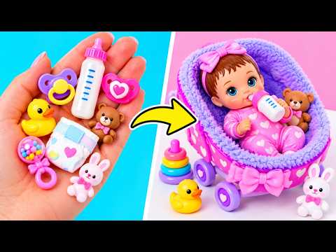 🍼👶 We Made the CUTEST Baby Doll World! 💖 3 Hours of Adorable DIY Crafts
