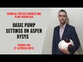 BASIC PUMP SET ON ASPEN HYSYS | PUMP PROCESS SIMULATION | PUMP ON ASPEN HYSYS