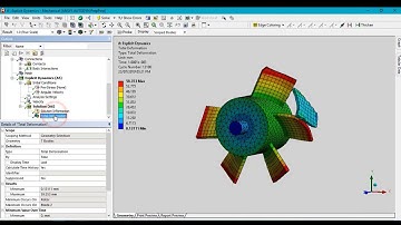 The Breakage of a Turbine Blade by Using ANSYS Explicit Dynamics