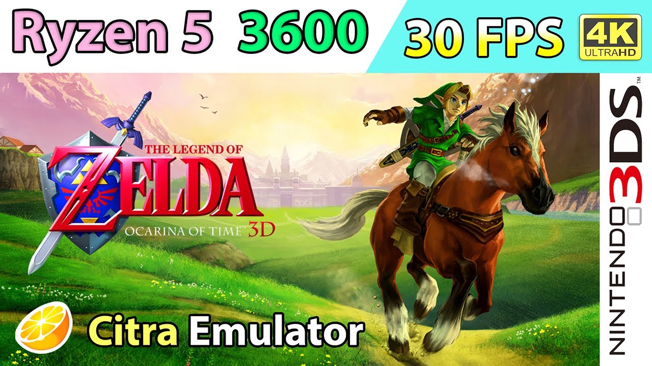 The Legend of Zelda: Ocarina of Time 3D, Citra Emulator 0.1.279 [4K /  2160p / UHD]