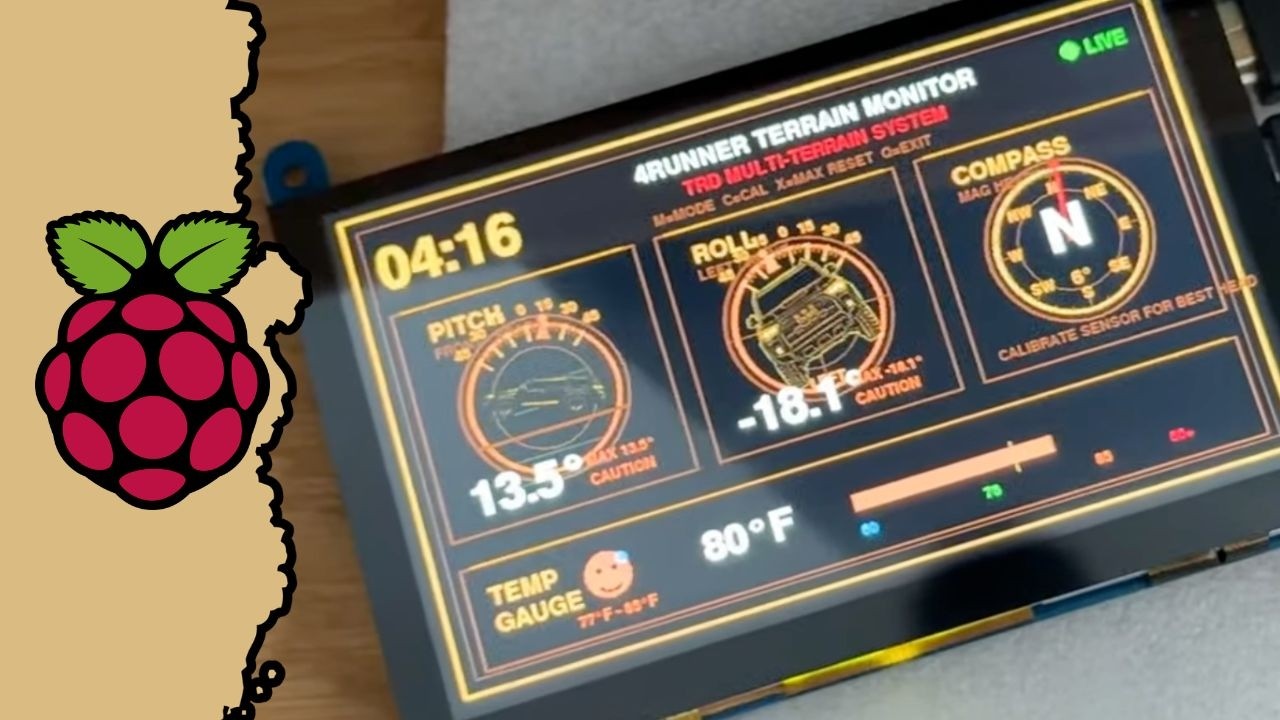 Raspberry Pi Custom Inclinometer Build! (No coding experience) | 5th ...