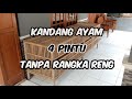 KANDANG AYAM 4 PINTU, COCOK UNTUK PEMBESARAN