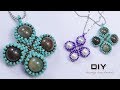 Beaded pendant. Beading tutorial. How to make jewelry