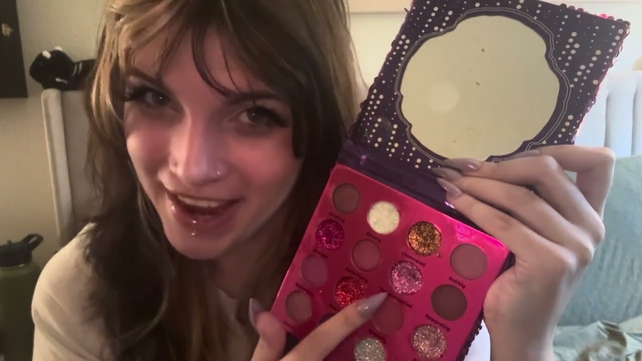 LOFI ASMR doing your makeup (chaotic, old asmr style)