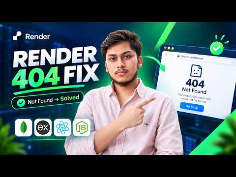 Render Deployment: Fix "Not Found" Error on Page Reload | MERN Tutorial