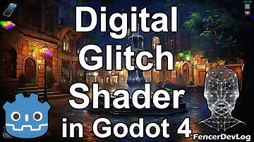 Godot 4: Digital glitch shader (tutorial)