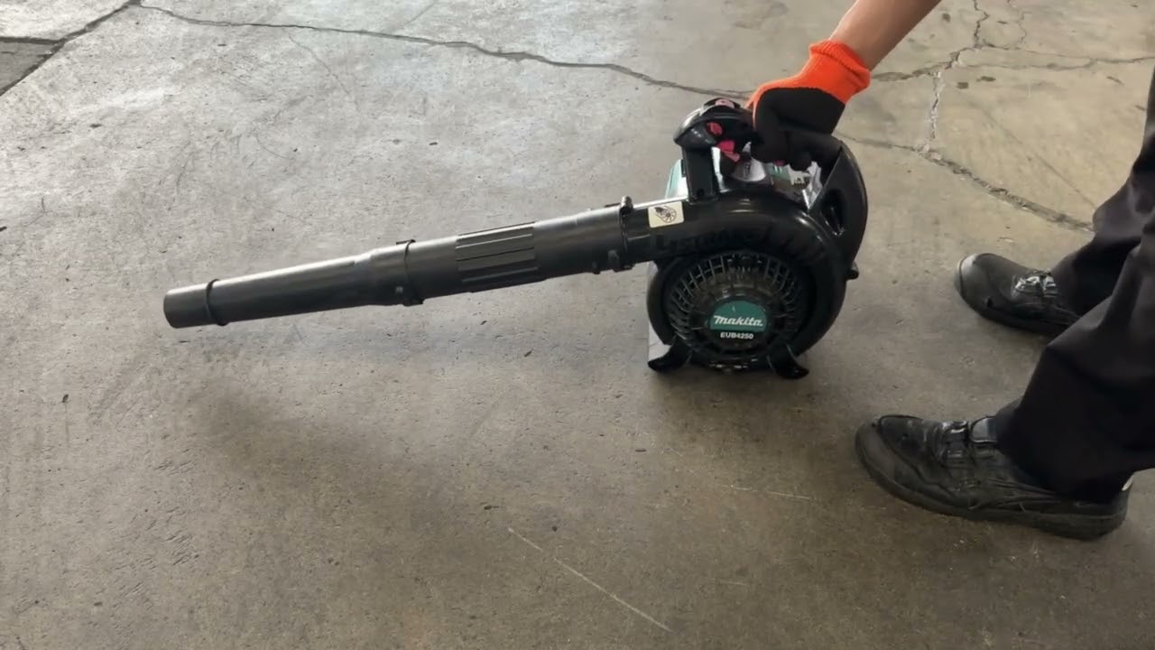 makita マキタ エンジン式ブロア EUB4250 - YouTube