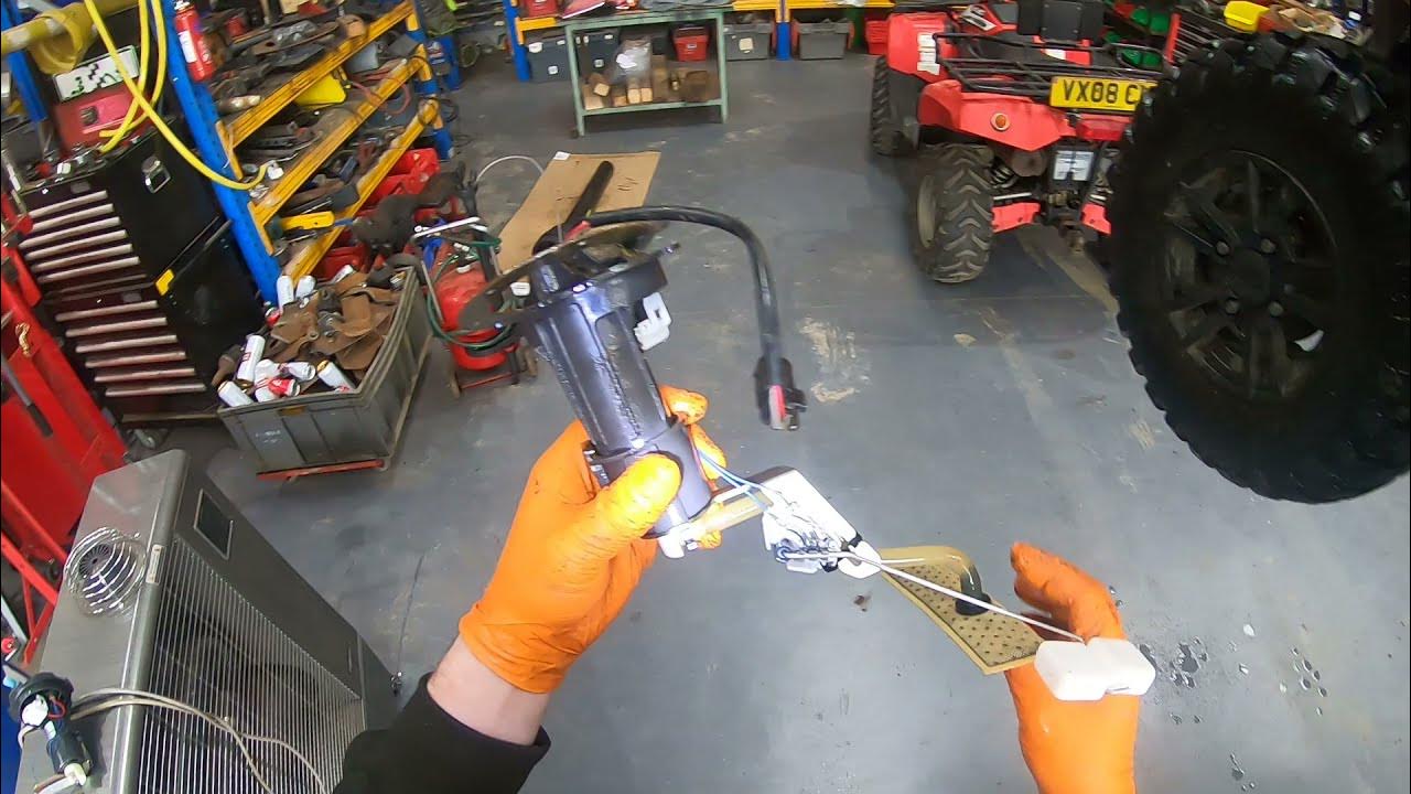 Arctic cat 700 fuel pump replacement - YouTube