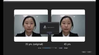 Automatic Face Aging Simulation (나이변환) screenshot 2