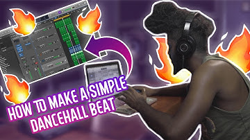 I MADE A SIMPLE DANCEHALL BEAT IN NO TIME 🔥⏰| How to Make Simple But FIRE Beats Logic Pro X Tutorial