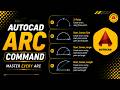 Chapter - 03 (Part 01) | ARC Command Complete Tutorial | Start Center End Explained | CAD Decode