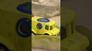 Spongebob Misses The Target In This Funlings Cars Knockdown Challenge