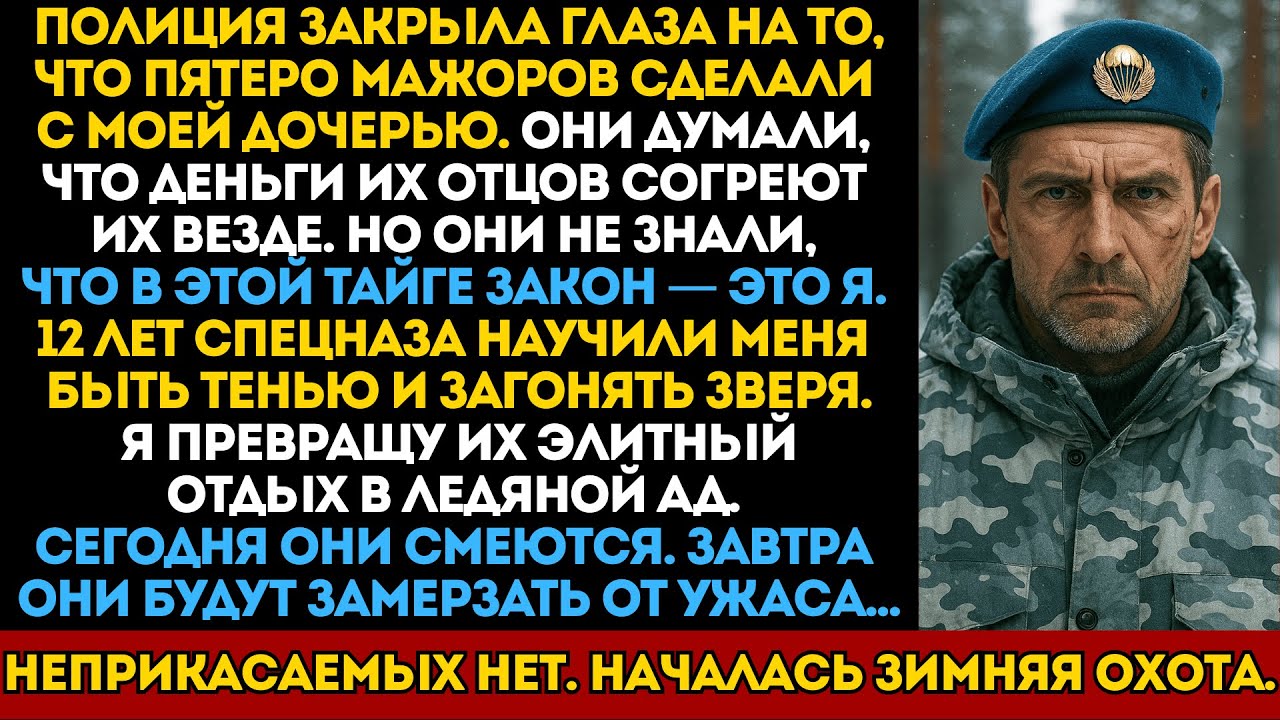 Мажоры не знали чья она дочь. Спецназовец устроил им ледяной ад в тайге.