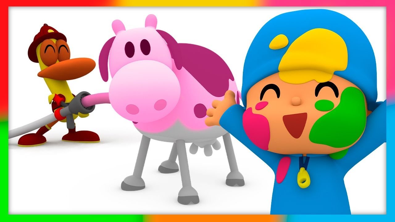 Play: Pocoyó en Español: Animales de Granja de Colores