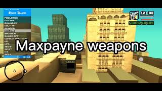 GTA SA – Max payne 2 weapons mod for PC/Android