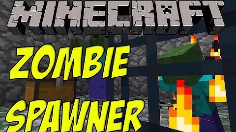 How To Make A Zombie Spawner Trap (MINECRAFT)