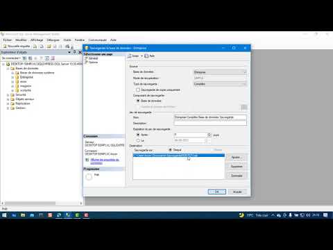 Vidéo: Windows Server sauvegarde-t-il la base de données SQL ?