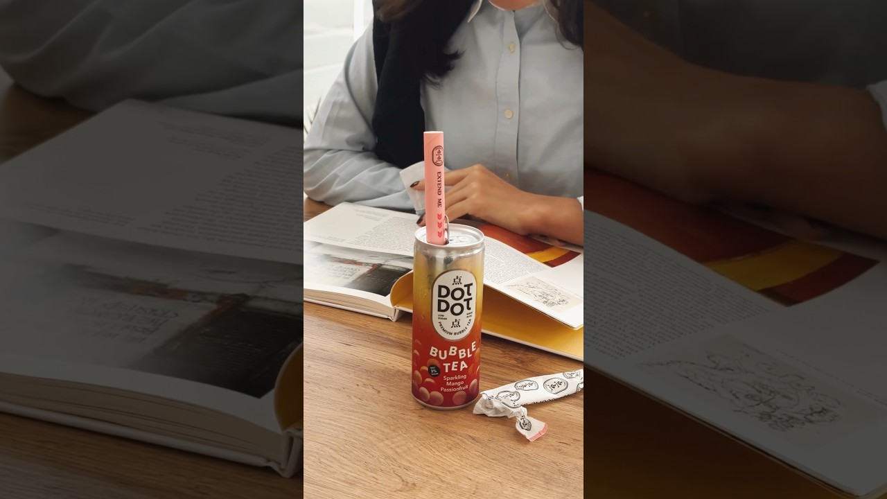 Sparking Bubble Tea | Dot Dot Mango & Passionfruit *gifted