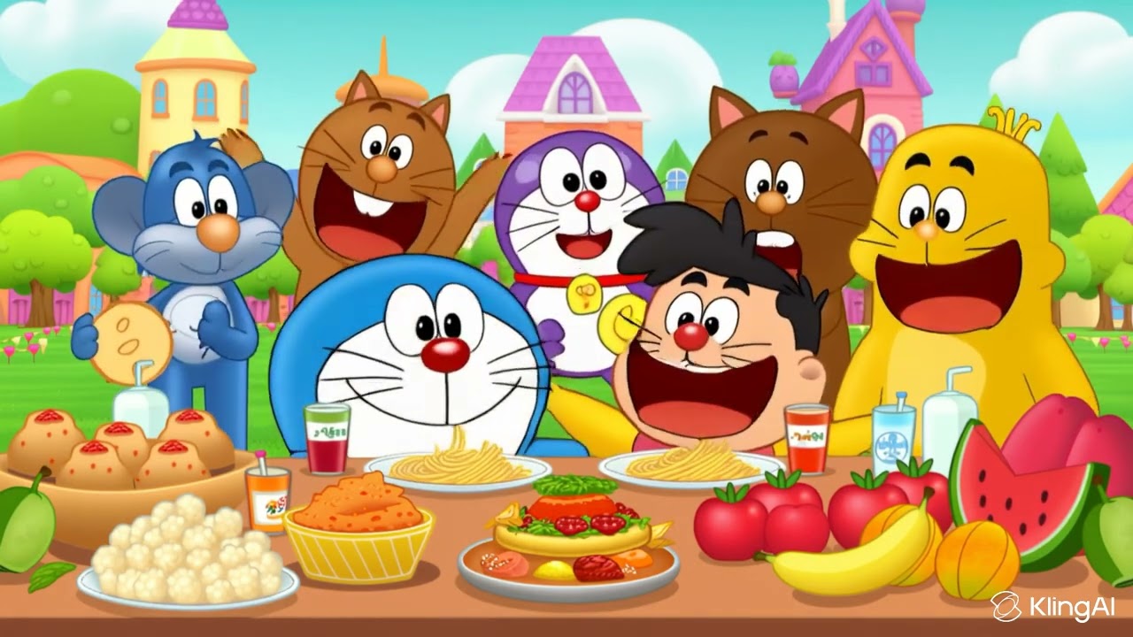 Funny Cartoon Food Story 🍕🍫 | Cartoon Favorite Foods | Kids Funny Video