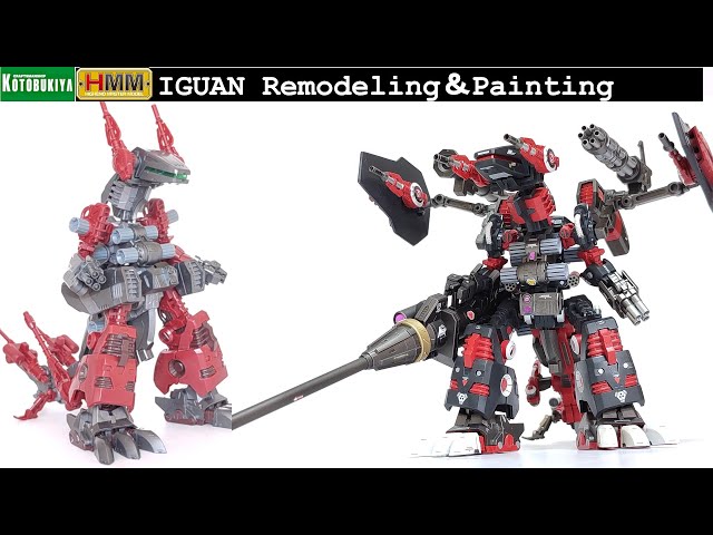 ヤフオク出品】HMM イグアンを砲撃戦特化型に改造してみた【改造