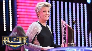 Joan Lunden's courage is honored as she accepts the Warrior Award: WWE Hall of Fame 2016