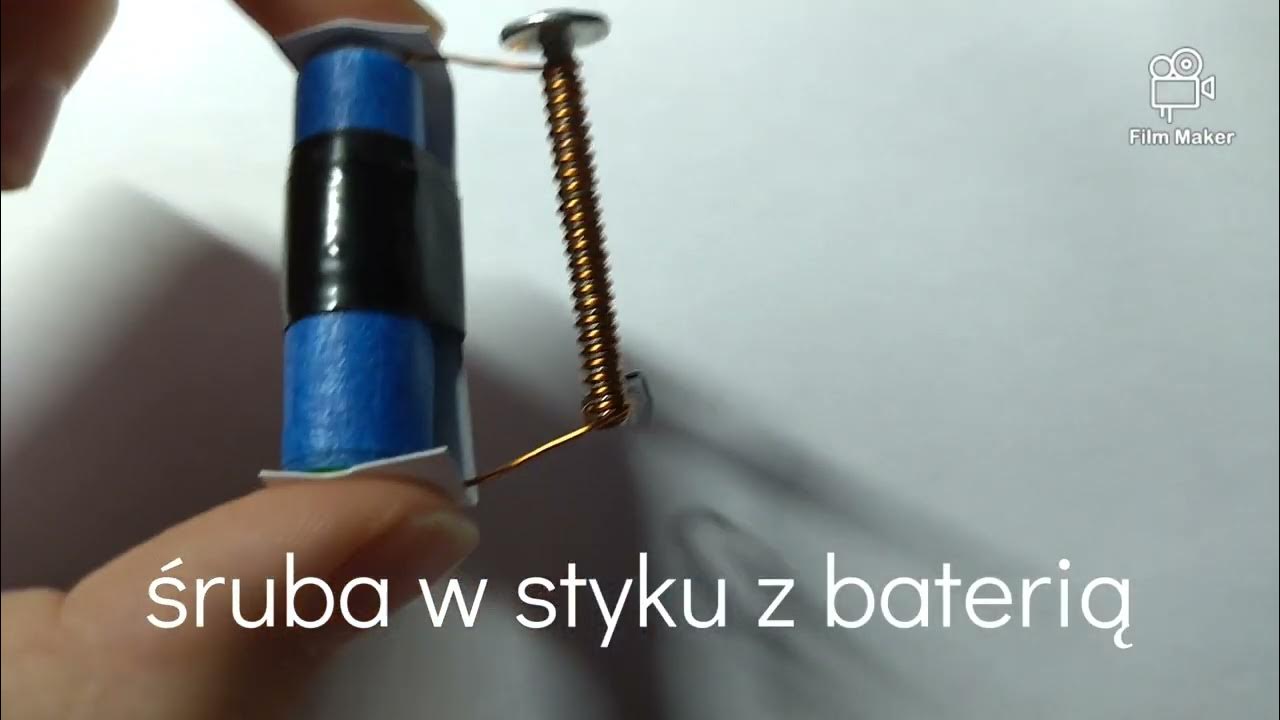 Sprawdzian Elektromagnes Spotkania Z Fizyką 3 ELEKTROMAGNES Z BATERII - YouTube