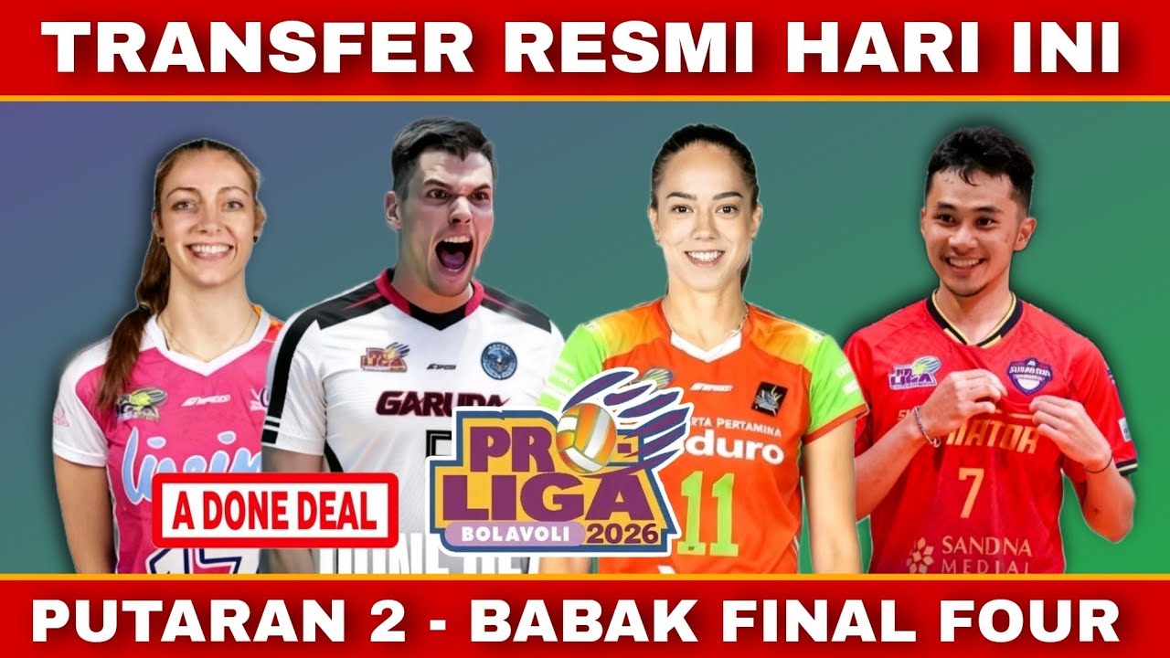 Transfer Pemain Proliga Hari Ini | Pemain Asing Livin Mandiri,Jordan Susanto ke Surabaya Samator