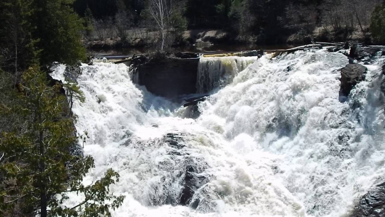 Eagle River Waterfalls & Dam Eagle River MI Keweenaw Peninsula
