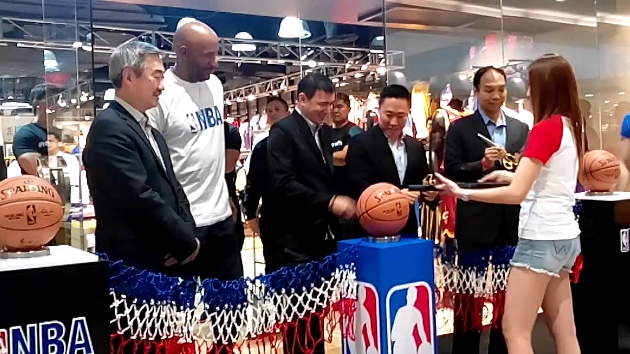 NBA Store Opening At SM Megamall YouTube NBA Store Opening At SM Megamall YouTube