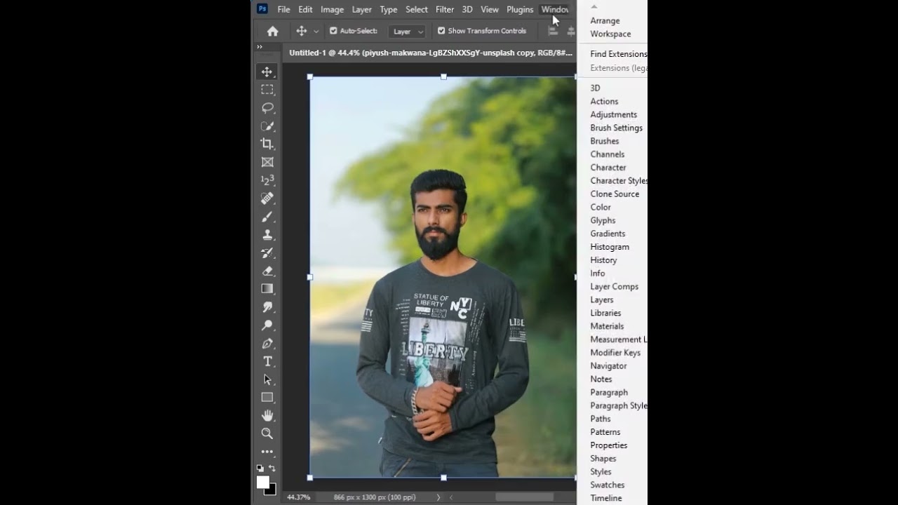 Photoshop Selection & Photo Editing Tutorial for Beginners (Hindi/Urdu)