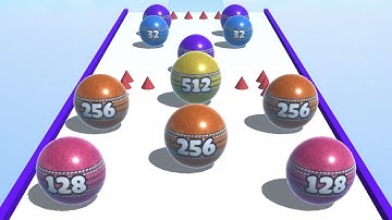 Ball Merge 2048 - All Levels Ball Gameplay Android, iOS ( Level 1410 - 1419 )