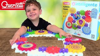 VIDEO E GIOCHI EDUCATIVI PER BAMBINI QUERCETTI KALEIDO GEARS costruzioni creative REAZIONE A CATENA screenshot 2