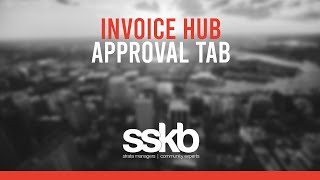 Invoice Hub: Approval tab