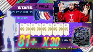 30 PACKS 81+ ET MBAPPE UCL DANS UN PACK A 7500 - FIFA 21 PACK OPENING - PHENOMENAL !