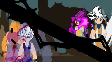 Goku and Vegeta VS Gohan and Piccolo