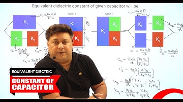 Equivalent dielectric constant of capacitor by mahipat sir