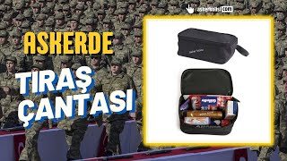 Askeri Siyah Tıraş Çantası - Bedelli Askerlik Ürünleri Askerkolisida