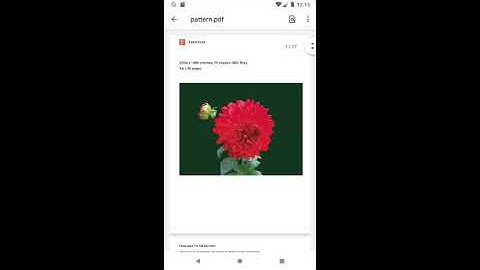 How to get a pattern as a PDF file using the EasyCross app