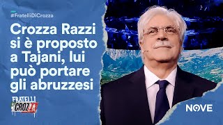 Crozza Razzi si è proposto a Tajani, lui può portare gli abruzzesi | Fratelli di Crozza